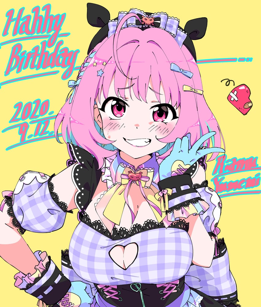 yumemi riamu (idolmaster and 2 more) drawn by dr._gero_(staedtler_0508)