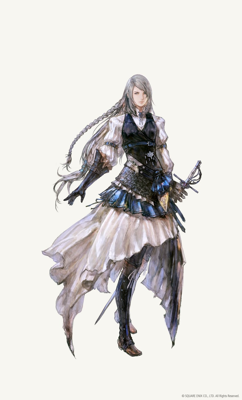 jill warrick (final fantasy and 2 more) drawn by takahashi_kazuya