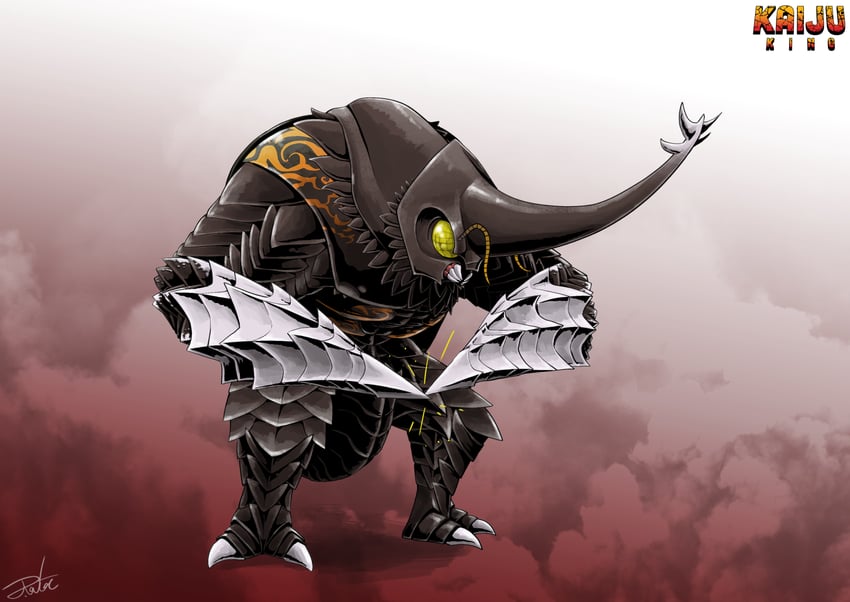 megalon (godzilla) drawn by gugenheim98