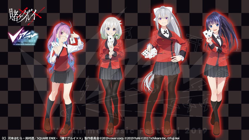 minato aqua, higuchi kaede, jabami yumeko, momobami kirari, saotome mary, and 3 more (hololive and 4 more)