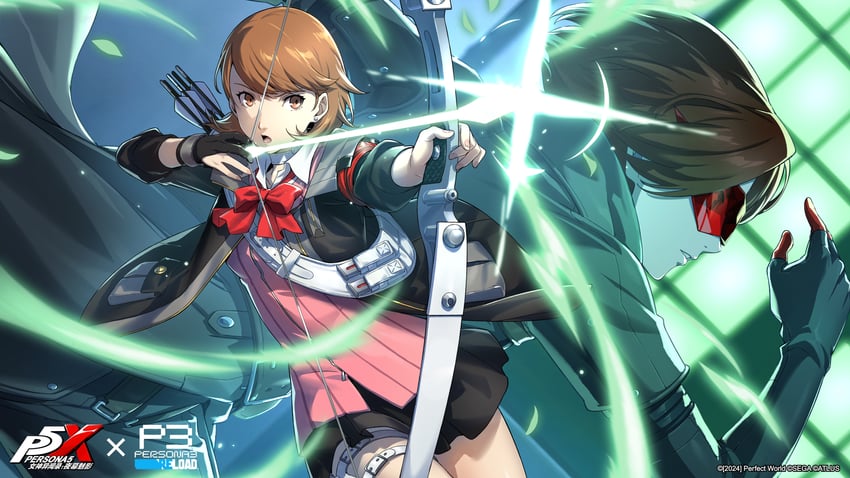 takeba yukari and wonder (persona and 4 more) drawn by werkbau