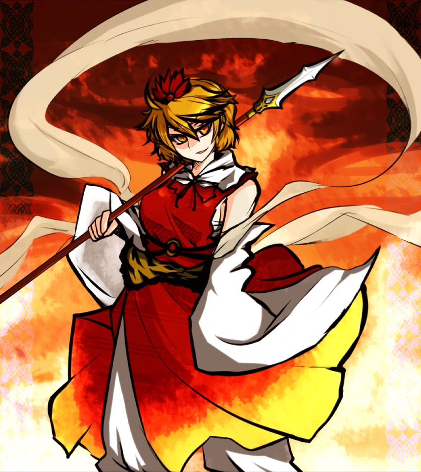 toramaru shou (touhou) drawn by roki_(hirokix)