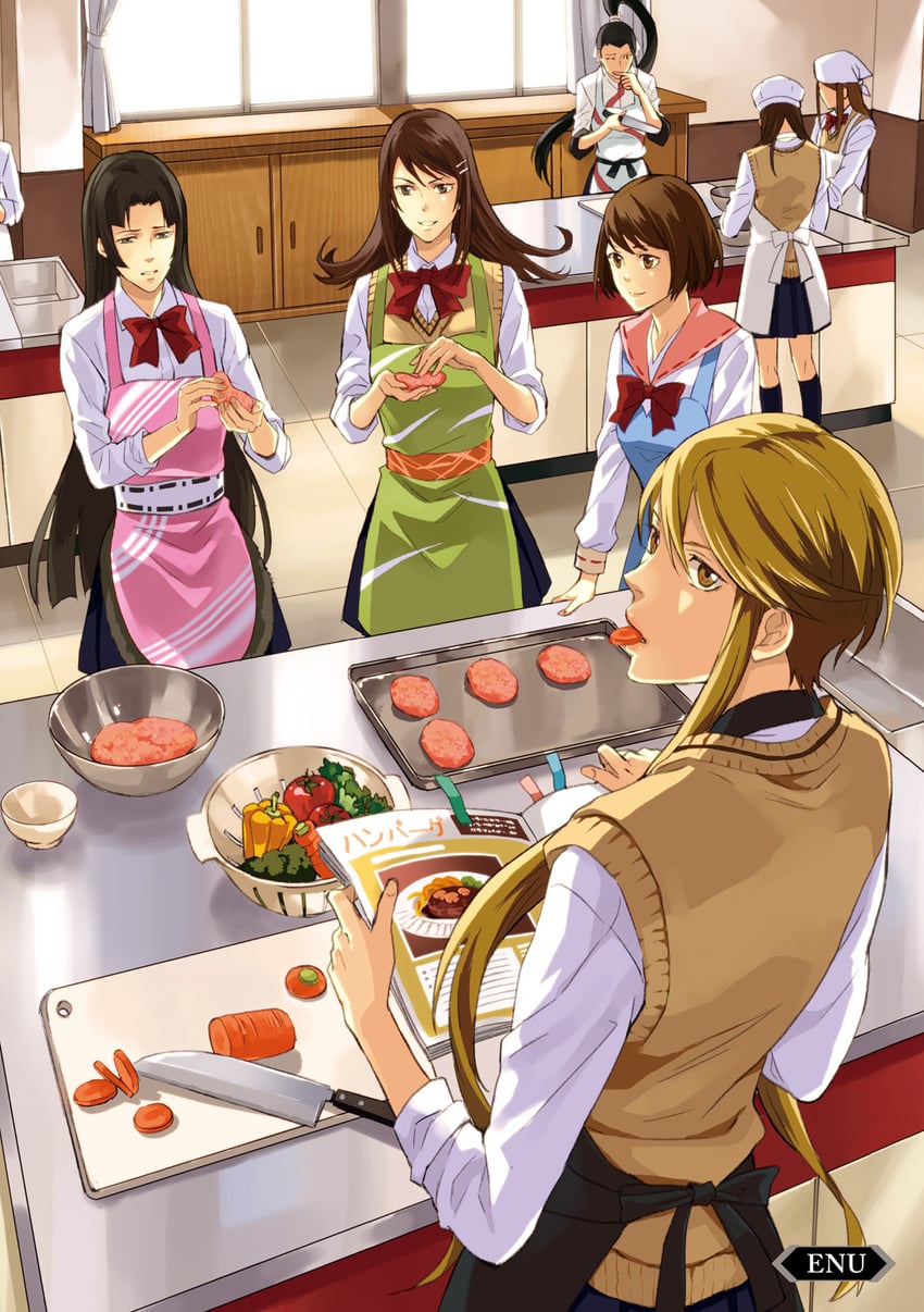 kasuga, oichi, tsuruhime, matsu, and ii naotora (sengoku basara and 1 more)