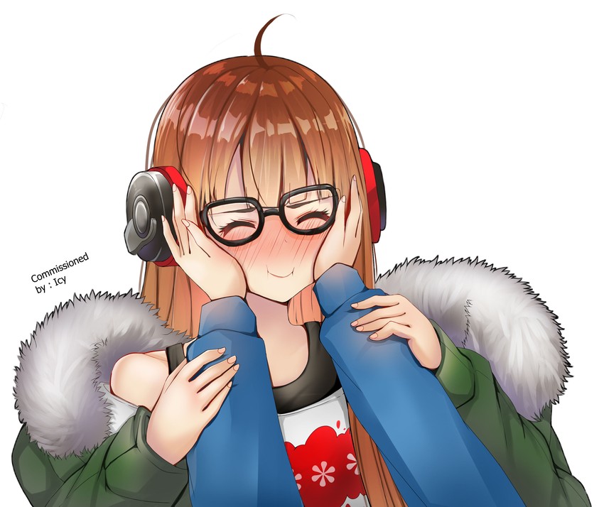 sakura futaba (persona and 1 more) drawn by fuwanian