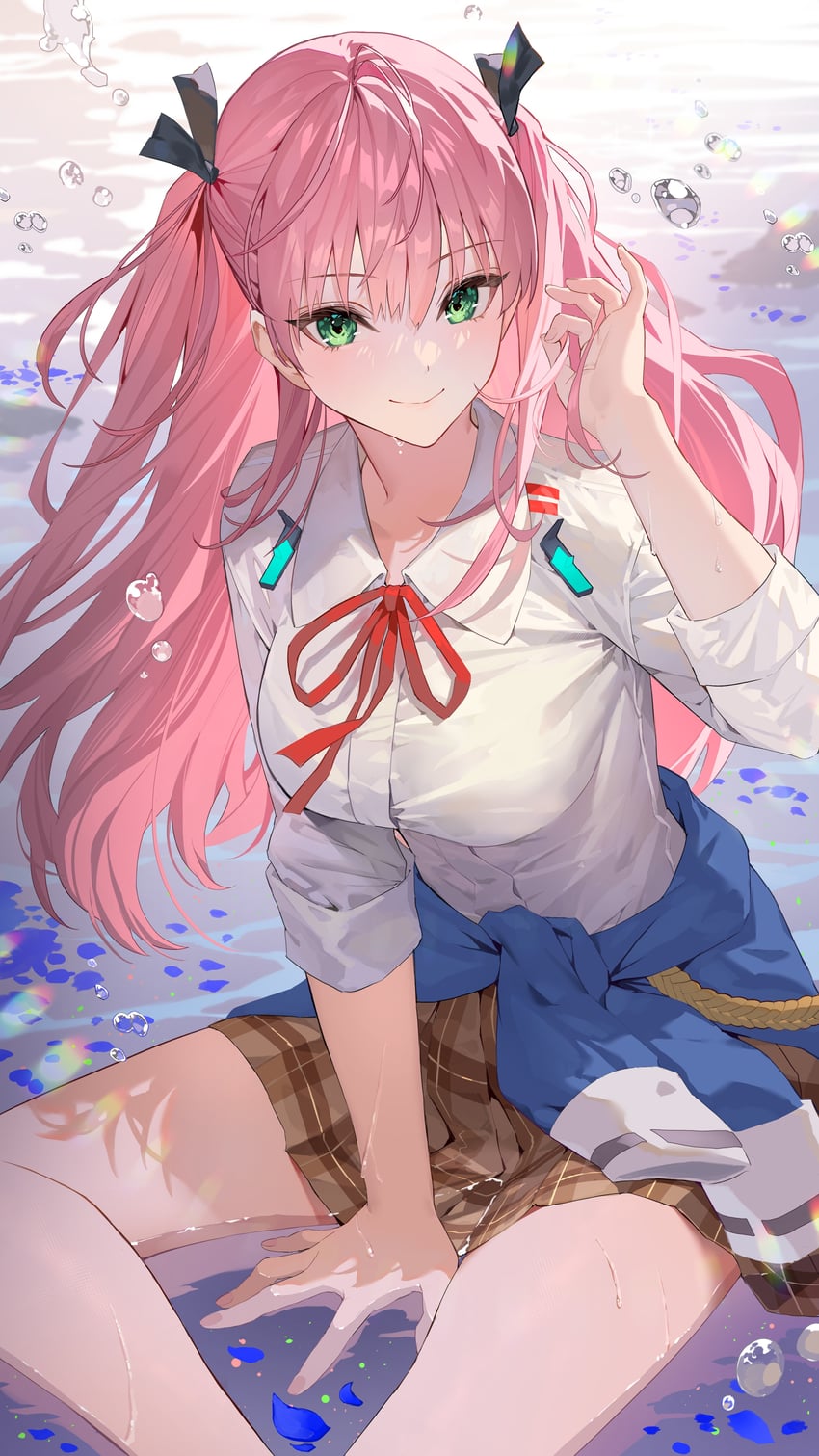 aikawa megumi (heaven burns red) drawn by teffish
