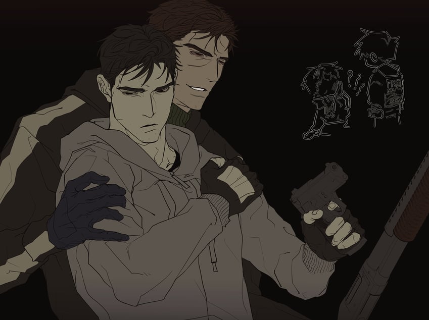 simon henriksson and david leatherhoff (cry of fear and 1 more) drawn by ju-san