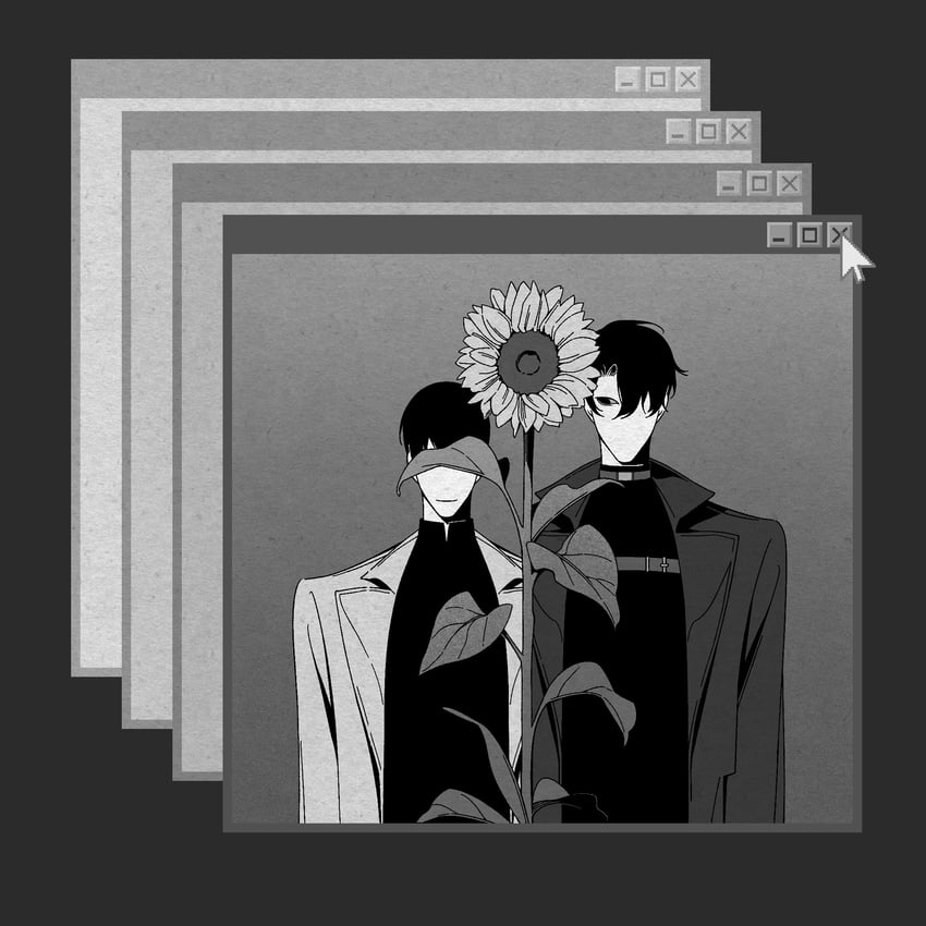 kim dokja and yoo joonghyuk (omniscient reader's viewpoint) drawn by benkdjjituibot