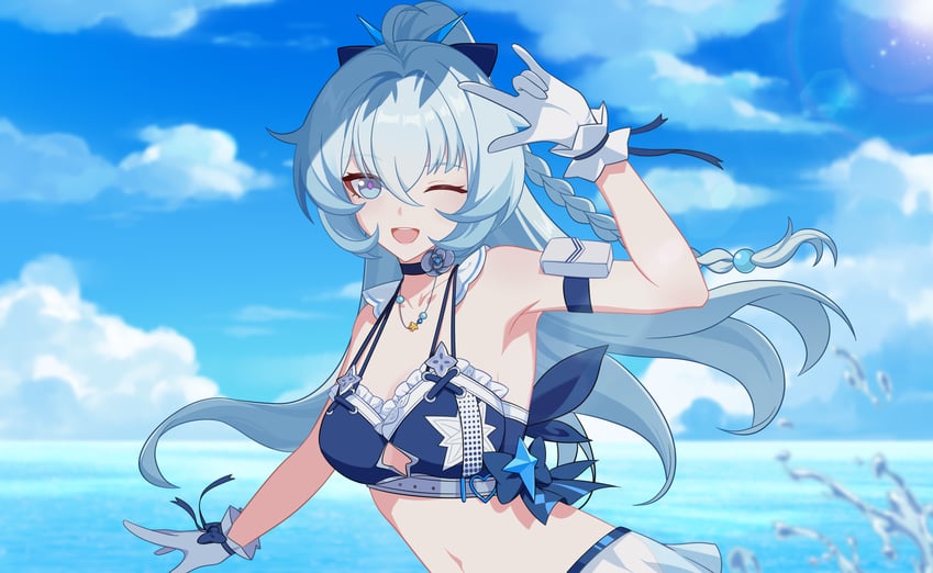 shigure kira (honkai and 1 more) drawn by mumu123
