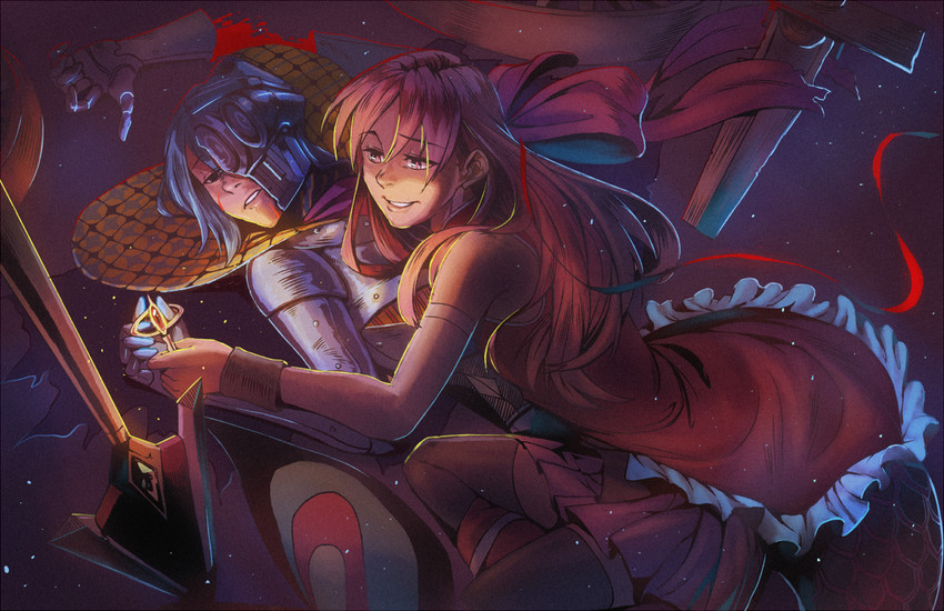miki sayaka, sakura kyoko, and oktavia von seckendorff (mahou shoujo madoka magica) drawn by radiostarkiller