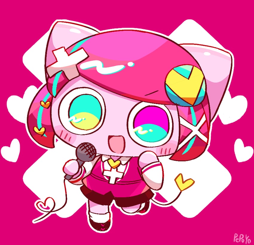 poyoroid and oyo-kun (utau and 1 more) drawn by pepoyo