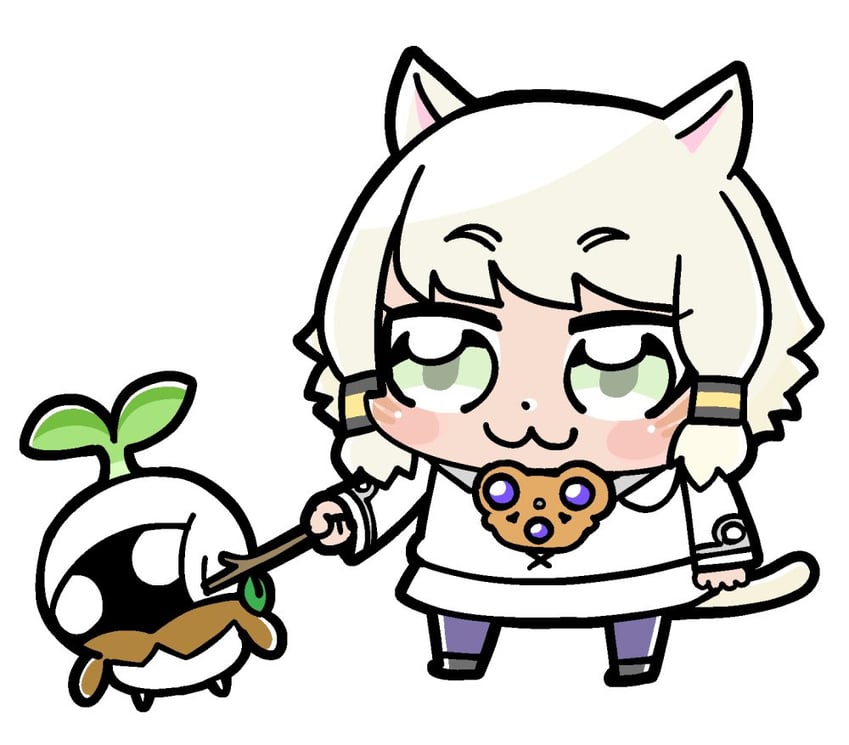 y'shtola rhul and mandragora (final fantasy and 1 more) drawn by bkub