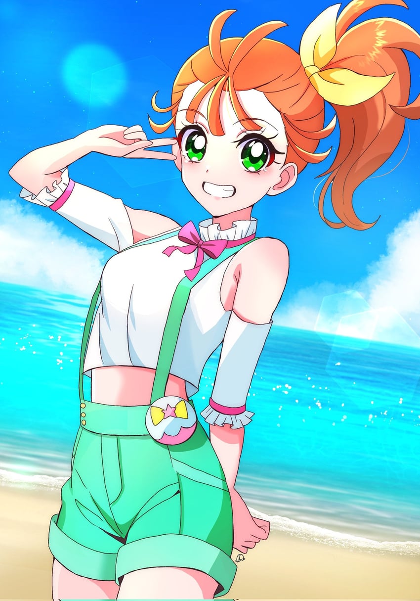 natsuumi manatsu and inukai iroha (precure and 2 more) drawn by momotarouooi