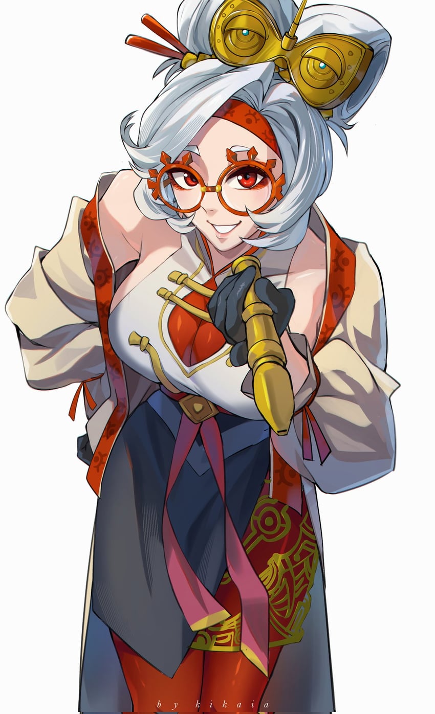purah (the legend of zelda and 1 more) drawn by kikaia