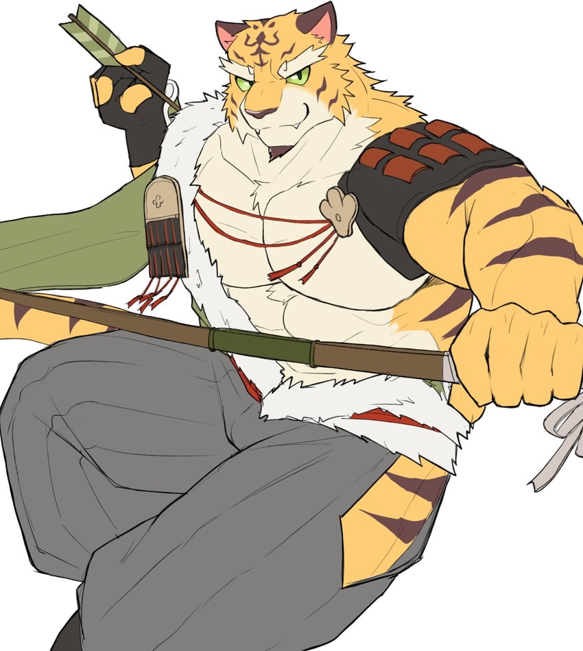 taketora (yasha legends of the demon blade) drawn by nikukyu299paw