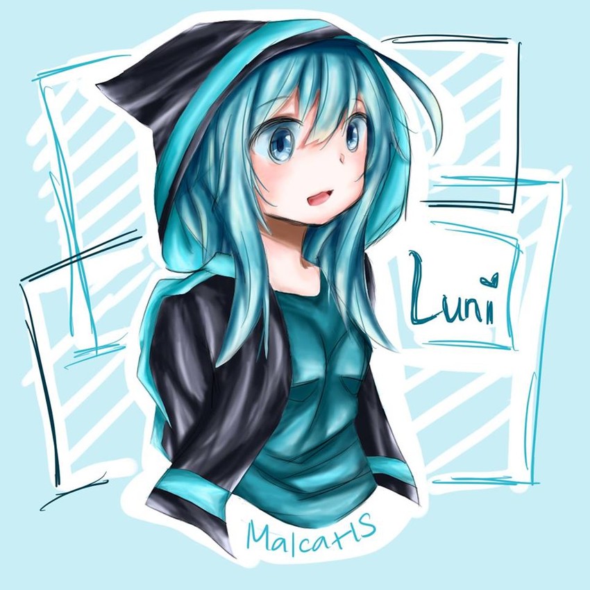 creator luni (gacha and 2 more) drawn by maruka412