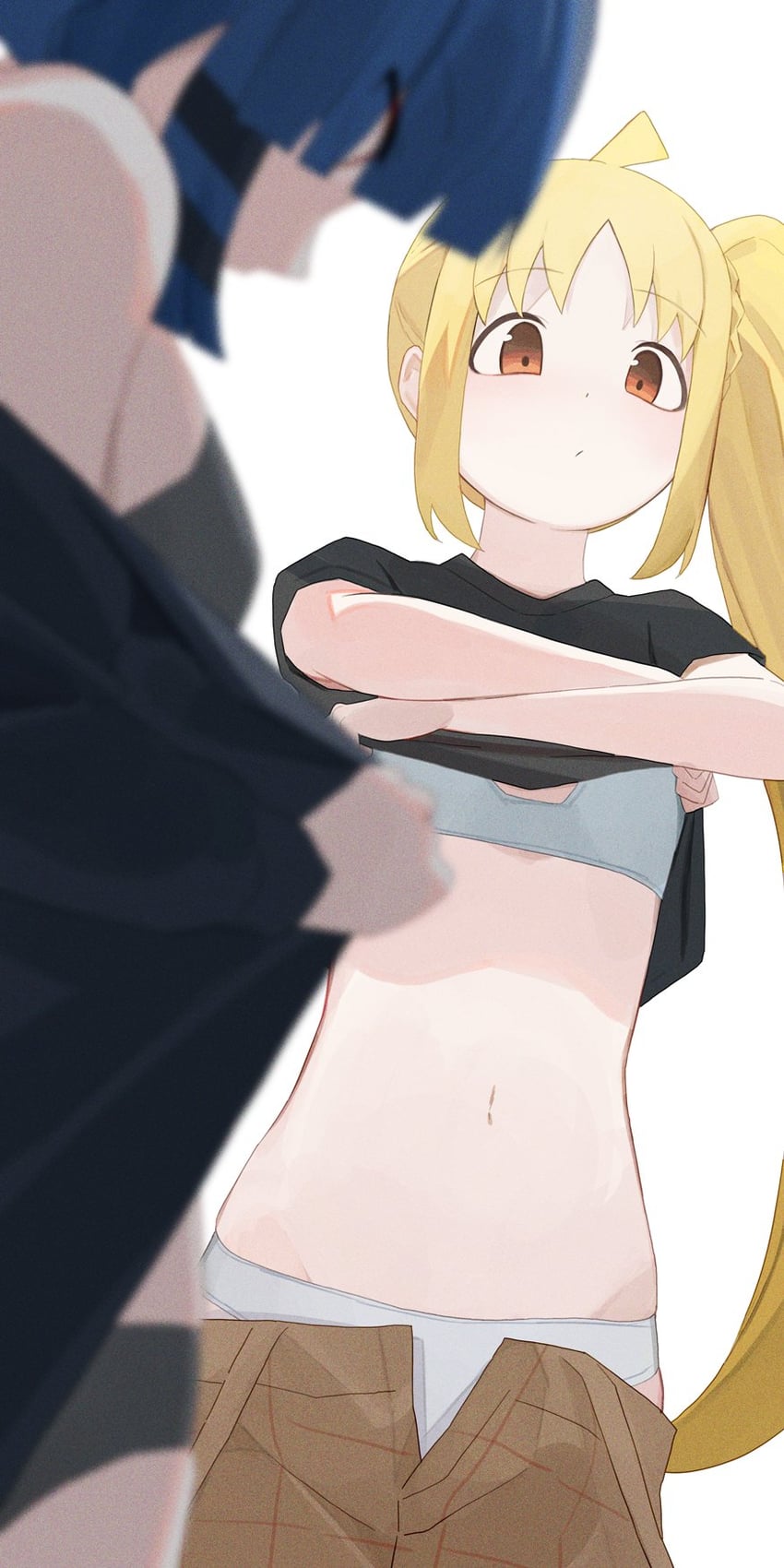 ijichi nijika and yamada ryo (bocchi the rock!) drawn by hiroki_(yyqw7151)