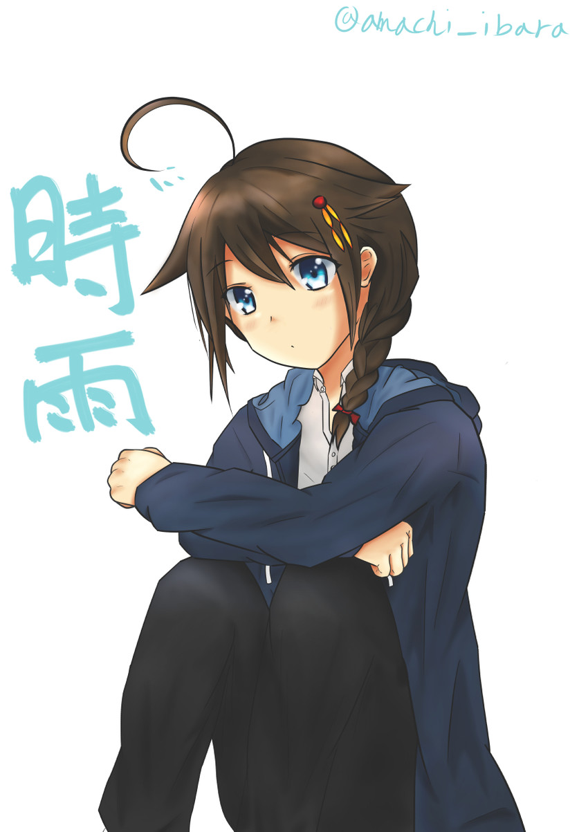 shigure and shigure kai ni (kantai collection) drawn by amachi_ibara