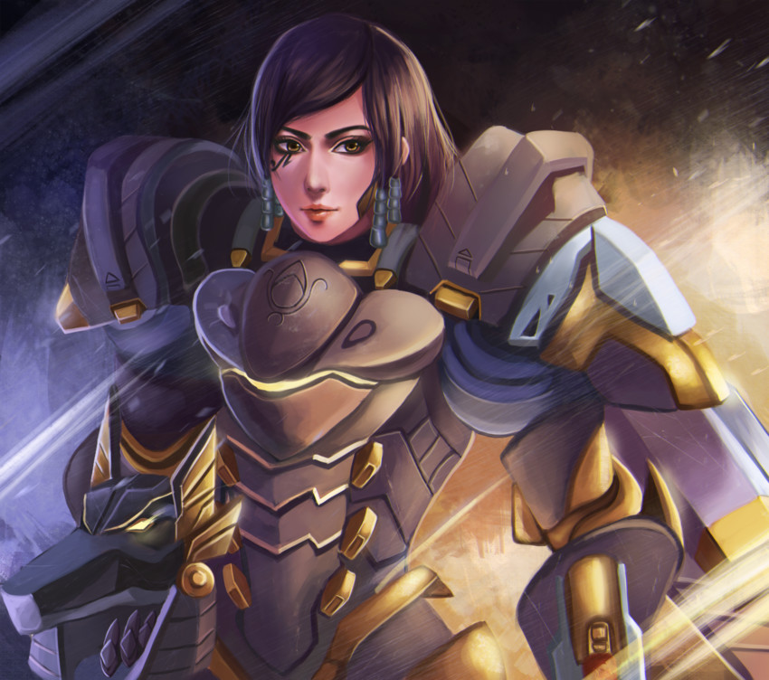 pharah (overwatch and 1 more) drawn by reika_(reikadraws)