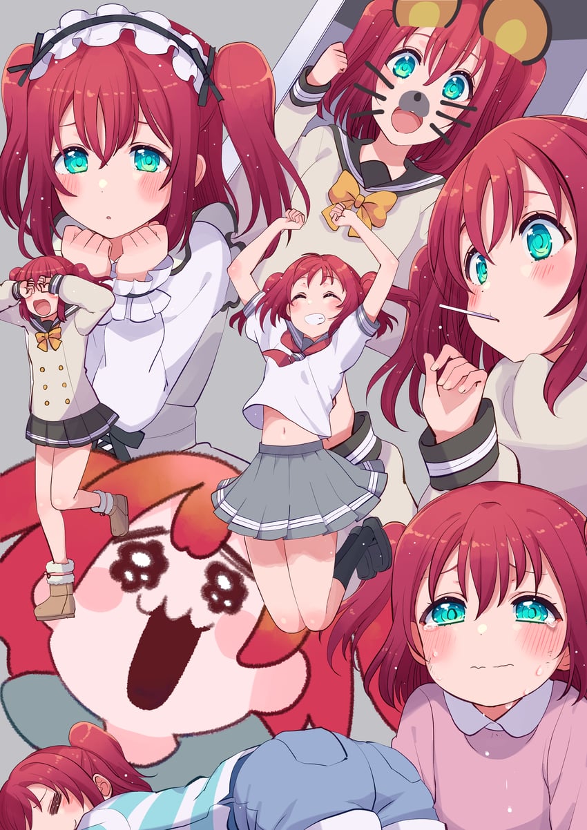 kurosawa ruby (love live! and 1 more) drawn by cream_(nipakupa)