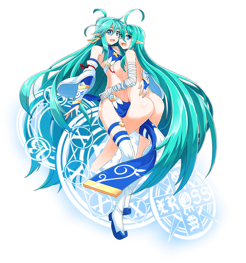 mira misciano and mia misciano (original and 1 more) drawn by goushu