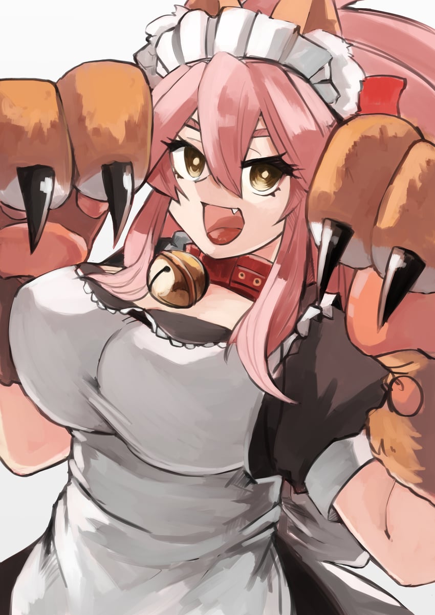 tamamo and tamamo cat (fate and 1 more) drawn by gumi_(the_eye_of_darkness)