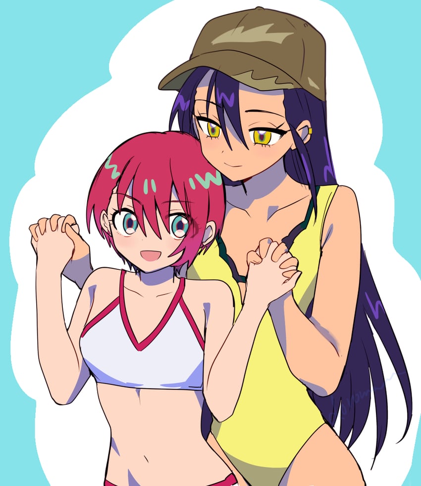 amate yuzuriha and nyaan (gundam and 1 more) drawn by numachi_doromaru