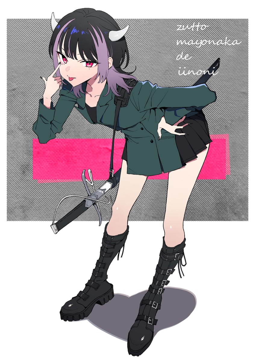 nira-chan (zutto mayonaka de ii no ni and 1 more) drawn by yuichi_(yuyuyupopcorn)
