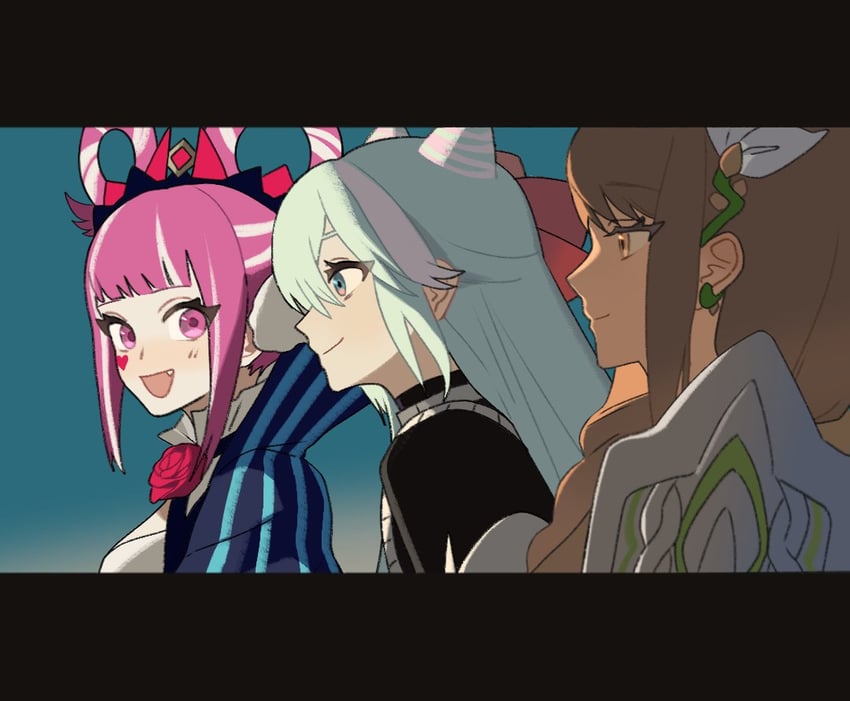 goldmary, hortensia, and rosado (fire emblem and 1 more) drawn by dr_metagross