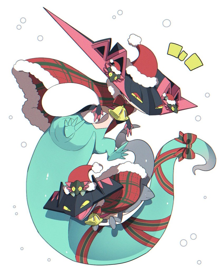 dreepy, dragapult, and drakloak (pokemon) drawn by aru_(citrine_drplt)