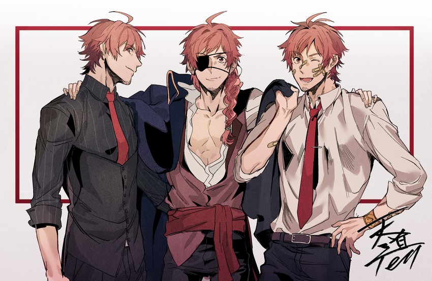 tendo teru (idolmaster and 1 more) drawn by ryeon_(gs_oik)