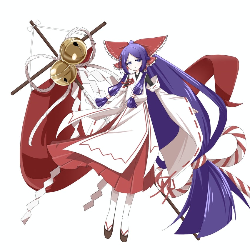 gensokyo's first hakurei miko (touhou and 1 more) drawn by fuyuakatsuki_00
