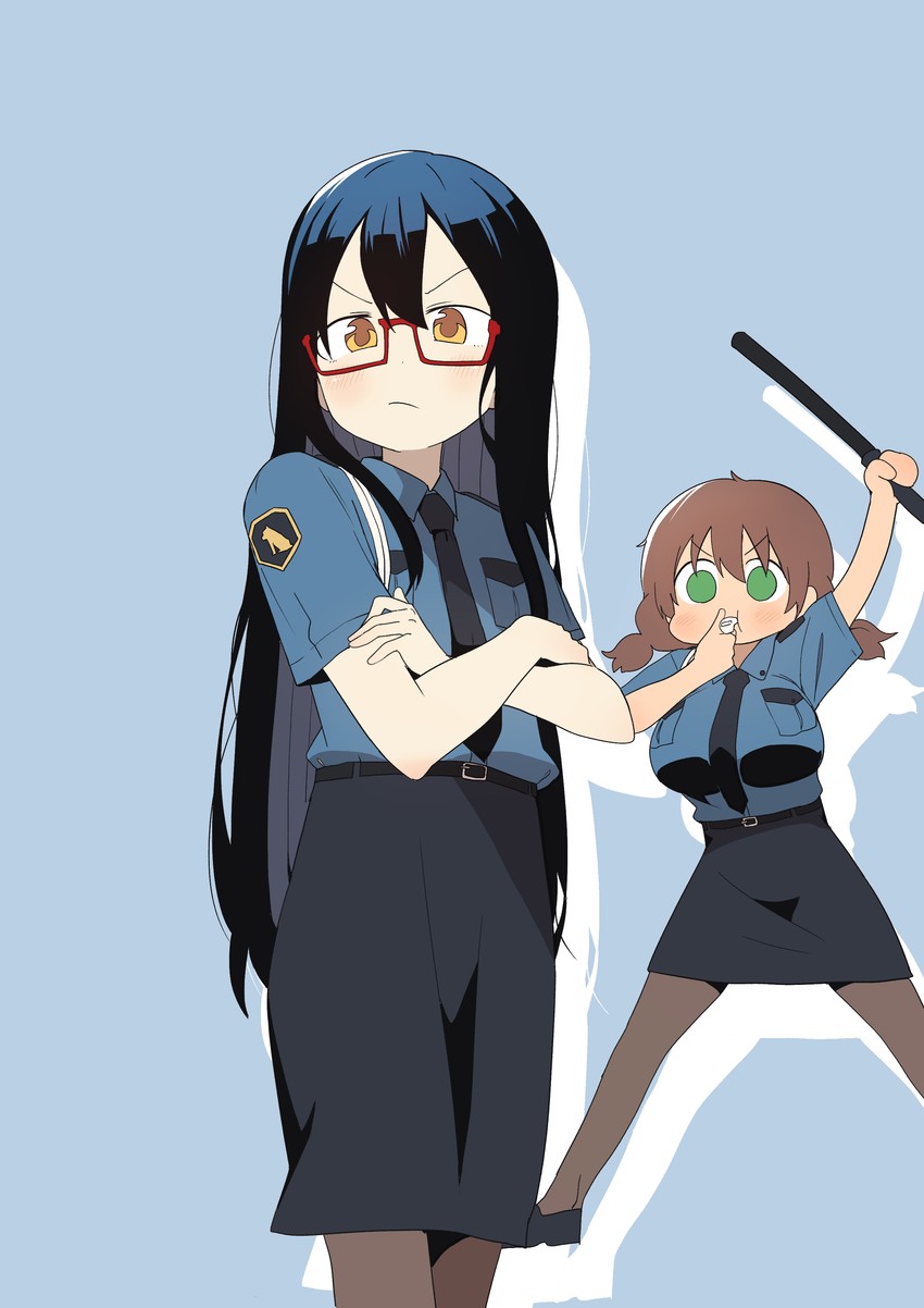 ham na-bi and ju hyeon-mi (original and 2 more) drawn by luke_(dydansgur)