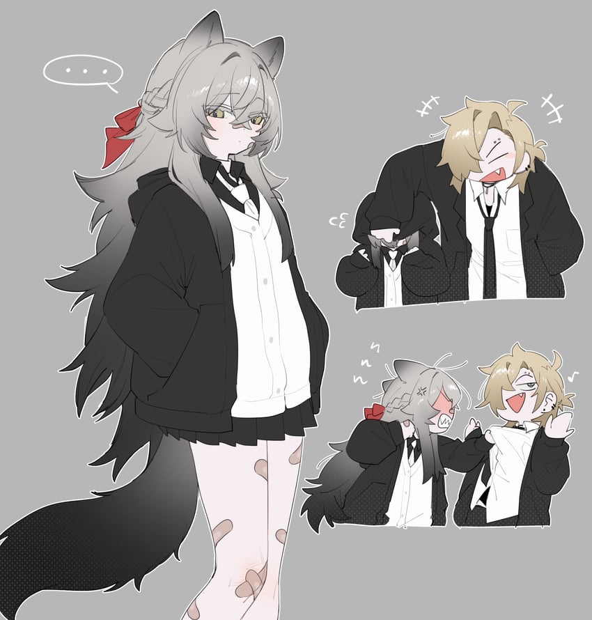 whitney and shoya (original and 1 more) drawn by kai_(drakkai10)
