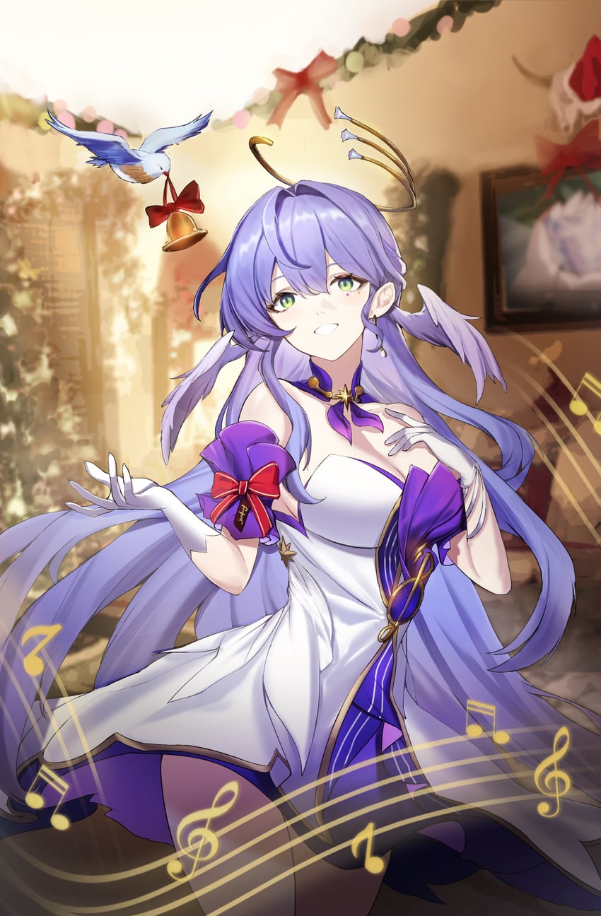 robin (honkai and 1 more) drawn by qishier_shi_ya_tuo