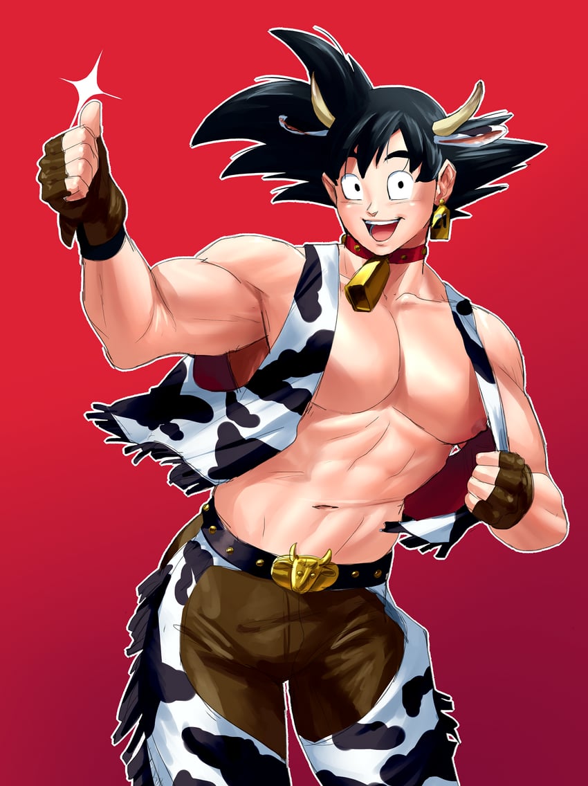 son goku (dragon ball and 1 more) drawn by carless_(ppanic)