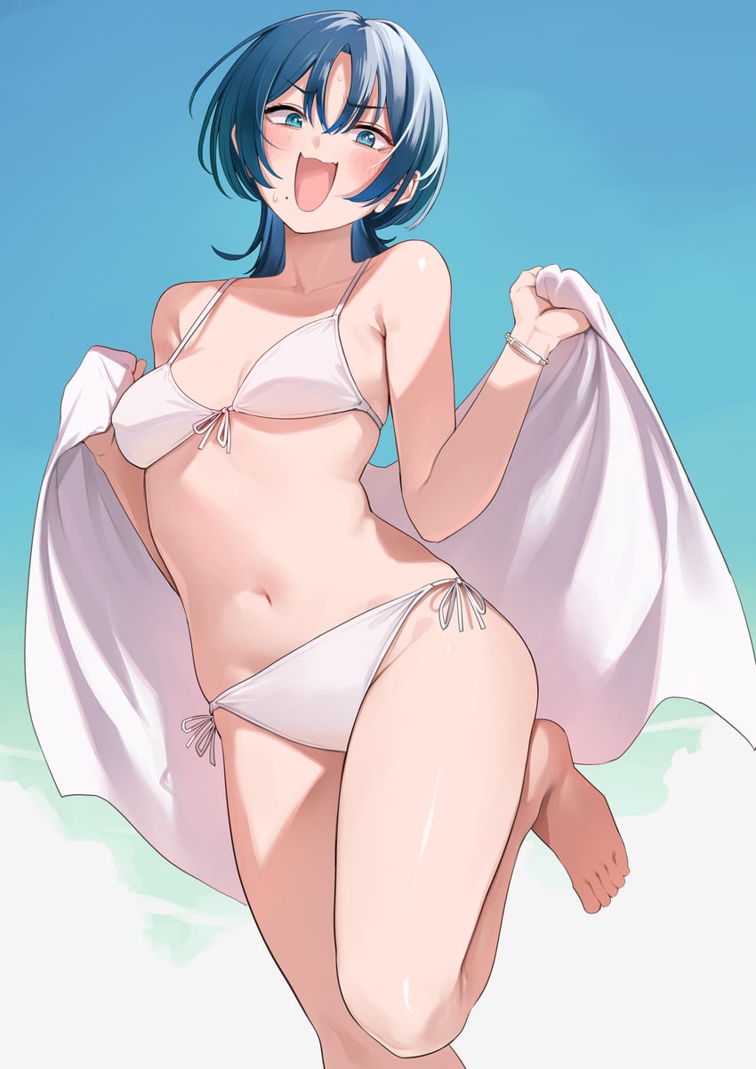 hiodoshi ao (hololive and 1 more) drawn by izumida_fuyuki