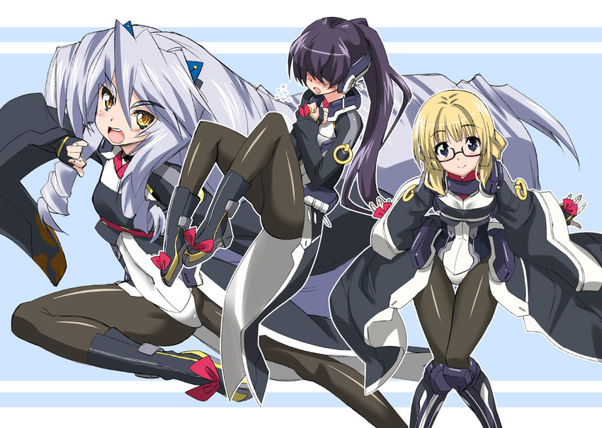nate mitotsudaira, adele balfetto, and mukai suzu (kyoukaisenjou no horizon) drawn by shinozuka_atsuto