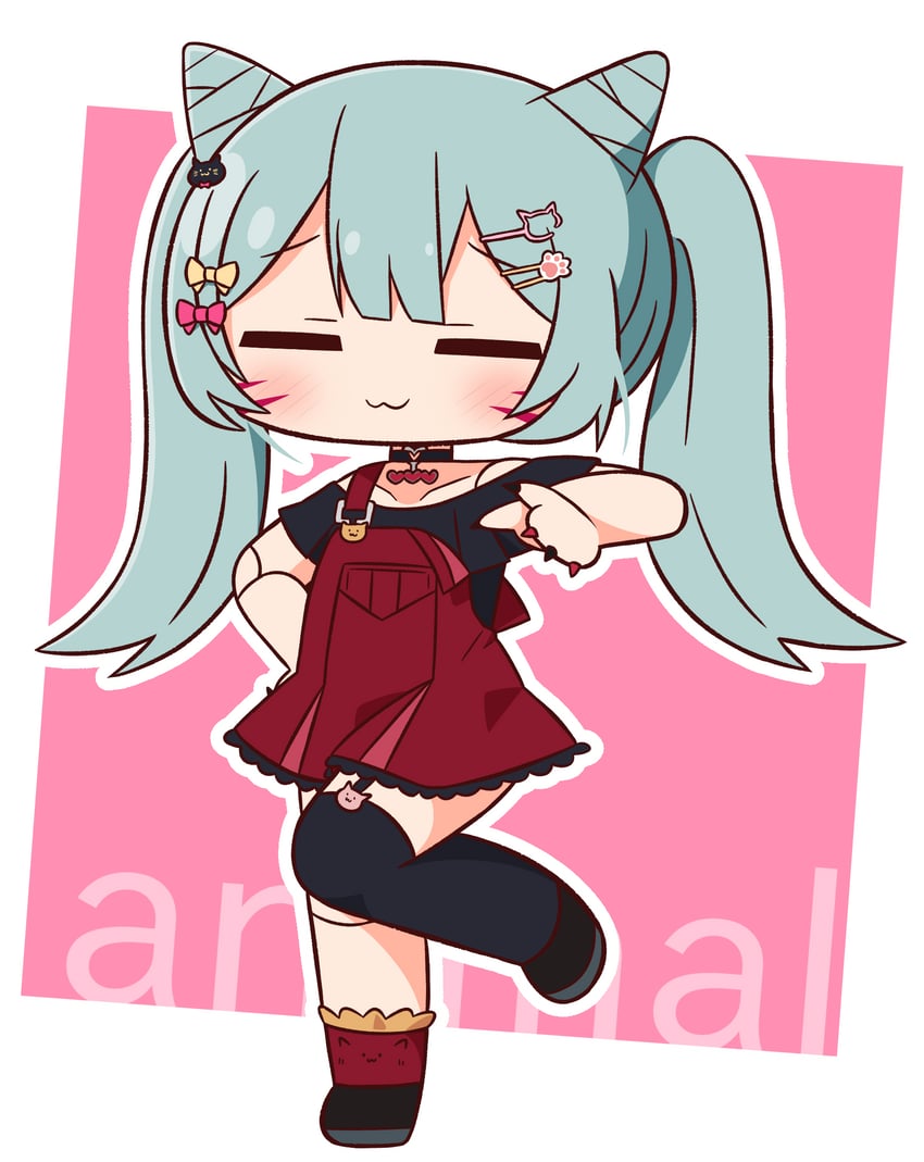 hatsune miku (vocaloid and 1 more) drawn by hana_kazari