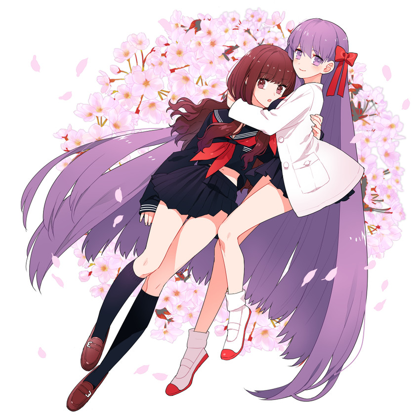 matou sakura and kishinami hakuno (fate and 2 more) drawn by gum_(gmng)