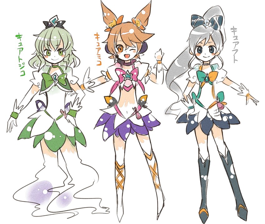 toyosatomimi no miko, mononobe no futo, and soga no tojiko (touhou and 2 more) drawn by itomugi-kun