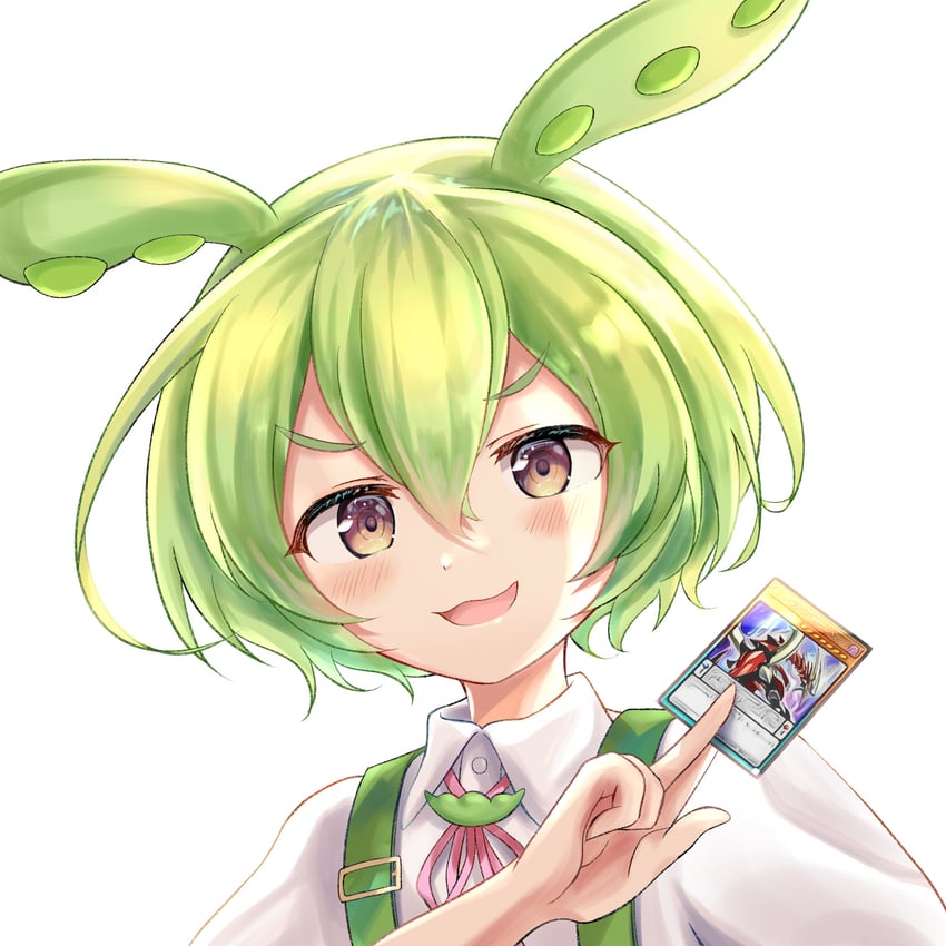 zundamon and odd-eyes pendulum dragon (yu-gi-oh! and 1 more) drawn by regi_(r_regi)