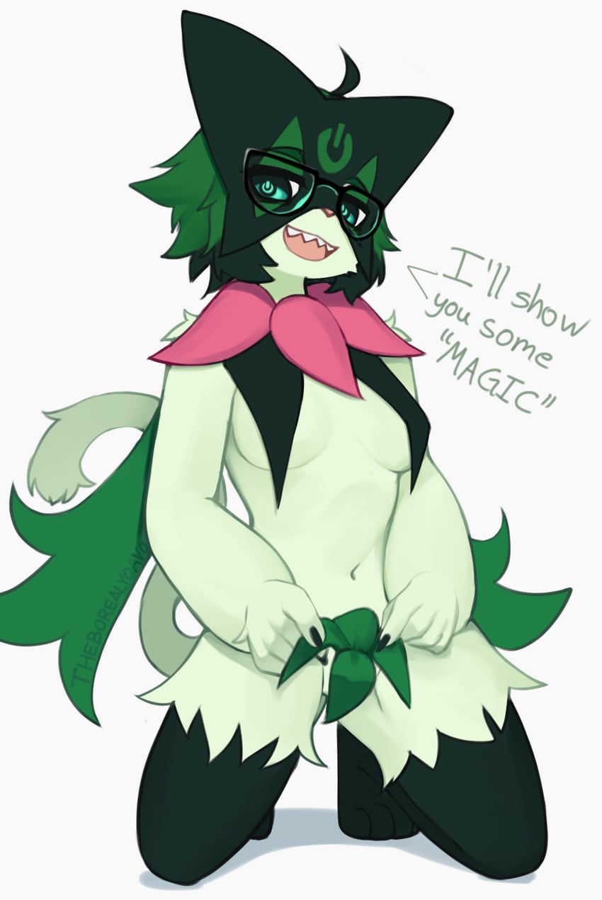 meowscarada and aeiou (original and 1 more) drawn by yoako