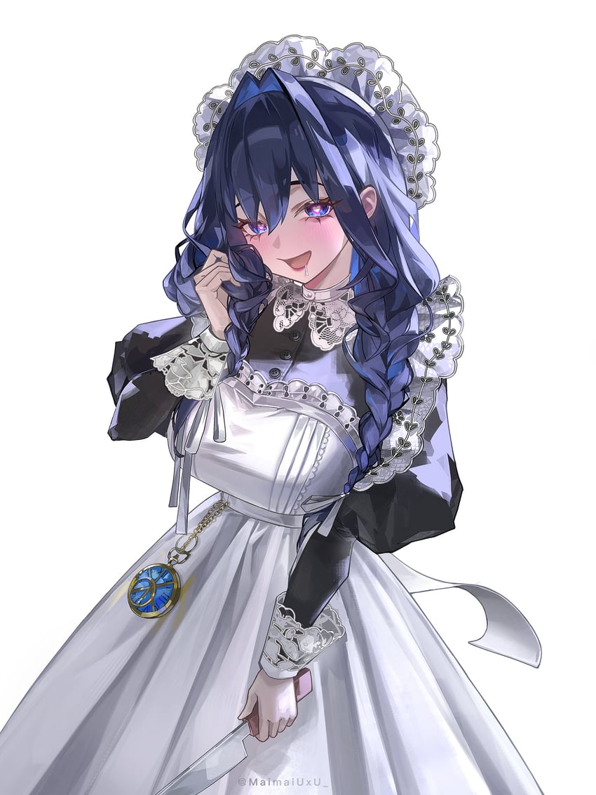 ouro kronii (hololive and 1 more) drawn by hppu8734