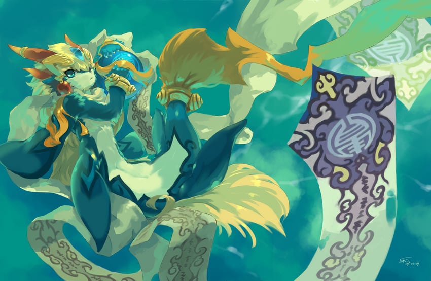 shaorune (tales of and 1 more) drawn by tyson_tan