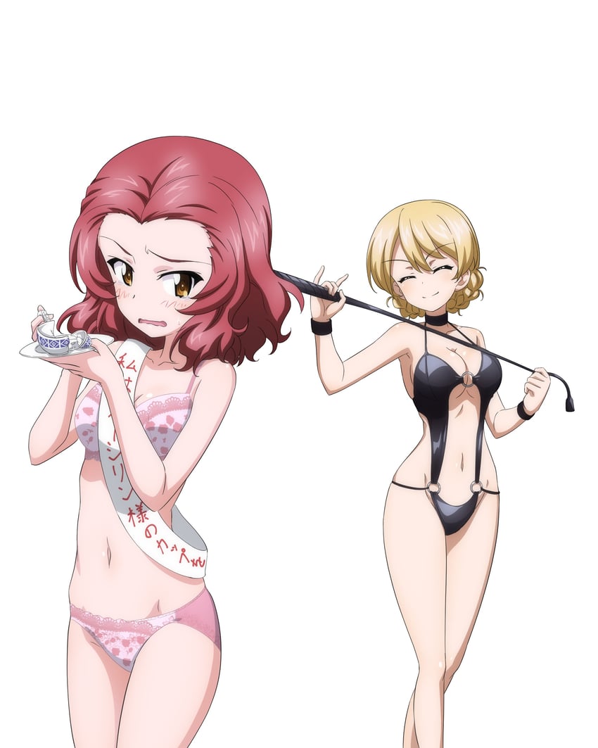 darjeeling and rosehip (girls und panzer) drawn by key_(gaigaigai123)