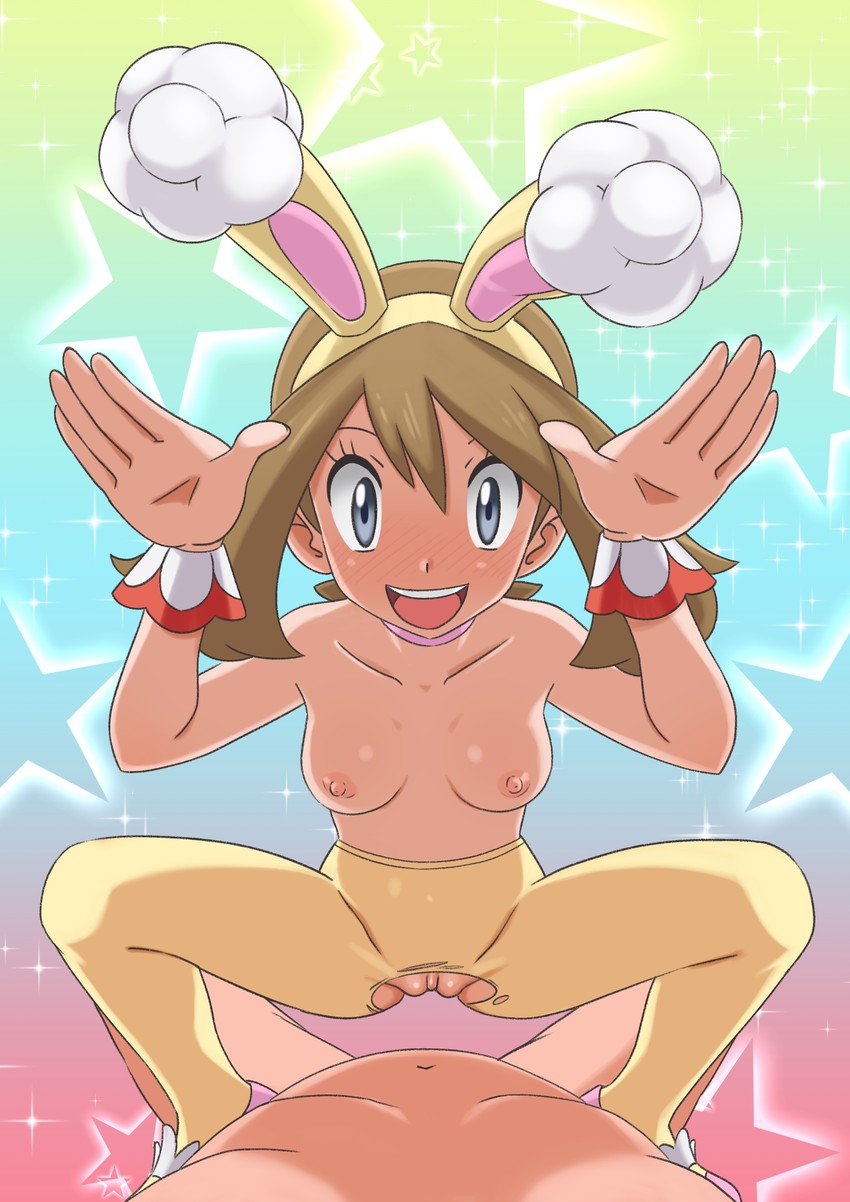 may (pokemon and 1 more) drawn by miraa_(chikurin)