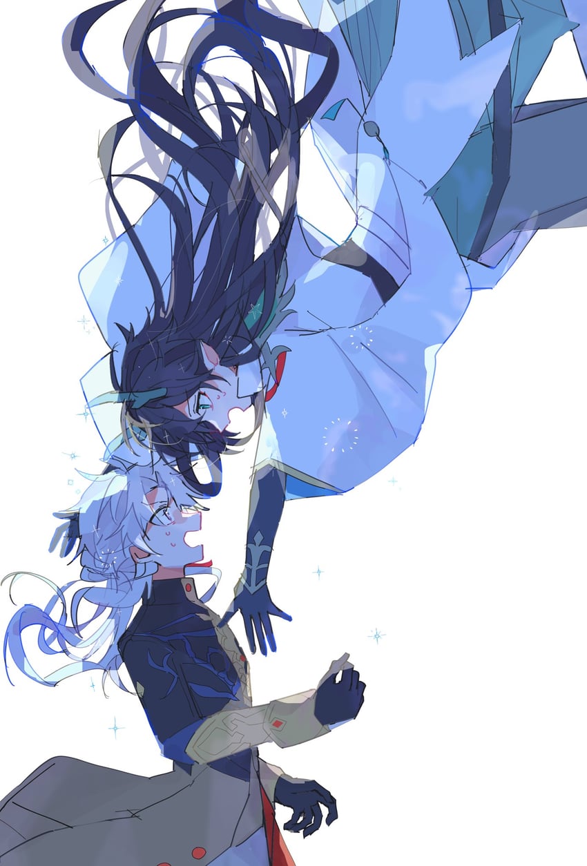 dan heng, blade, yingxing, and dan feng (honkai and 1 more) drawn by j96s5k