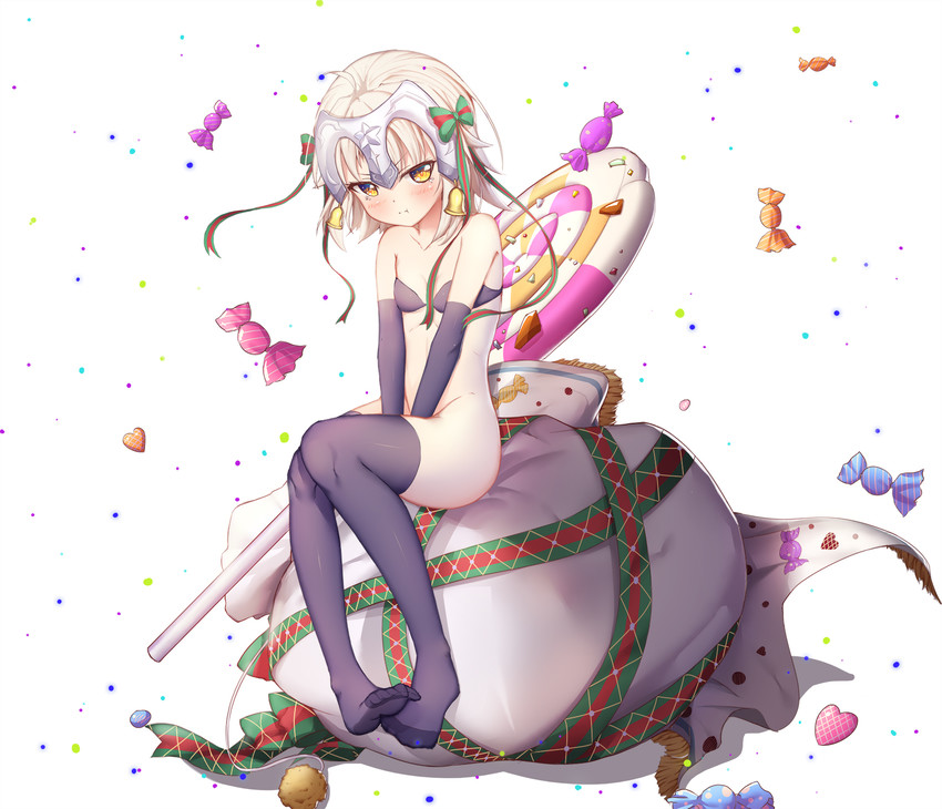 jeanne d'arc alter santa lily (fate and 1 more) drawn by asa_ni_haru