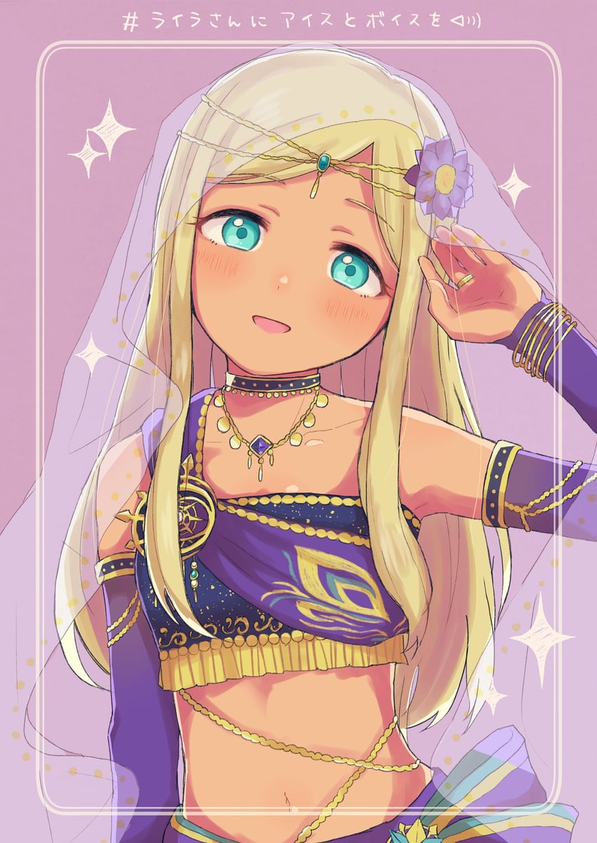 layla (idolmaster and 2 more) drawn by akr_mas