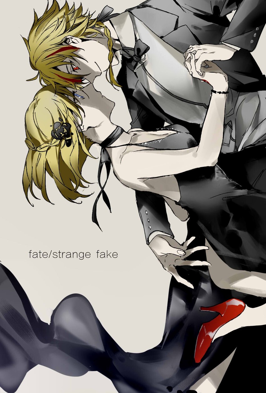 richard i and sajou ayaka (fate and 1 more) drawn by redoxhn